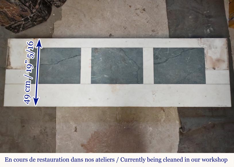 Grande cheminée de style Louis XVI aux colonnes corinthiennes Grande cheminée de style Louis XVI aux colonnes corinthiennes-13