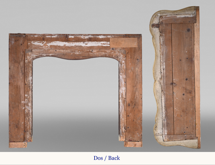 Cheminée en bois sculpté à décor de putti – Fin XVIIIe siècle Cheminée en bois sculpté à décor de putti – Fin XVIIIe siècle-14