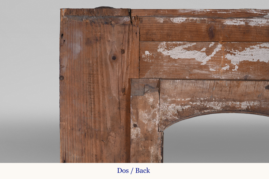 Cheminée en bois sculpté à décor de putti – Fin XVIIIe siècle Cheminée en bois sculpté à décor de putti – Fin XVIIIe siècle-16