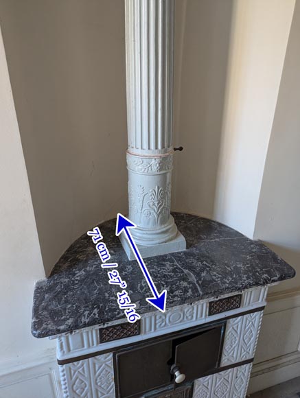 Poêle en Faïence d'époque prussienne, 1840 Poêle en Faïence d'époque prussienne, 1840-10