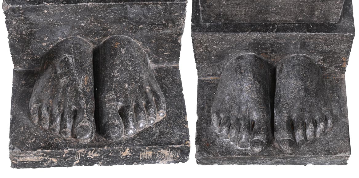 Cheminée en granite noir sculpté – XVIIIe siècle Cheminée en granite noir sculpté – XVIIIe siècle-13