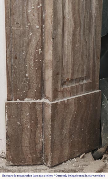 Cheminée de style Louis XV modèle Pompadour, en marbre Lunel Cheminée de style Louis XV modèle Pompadour, en marbre Lunel-6