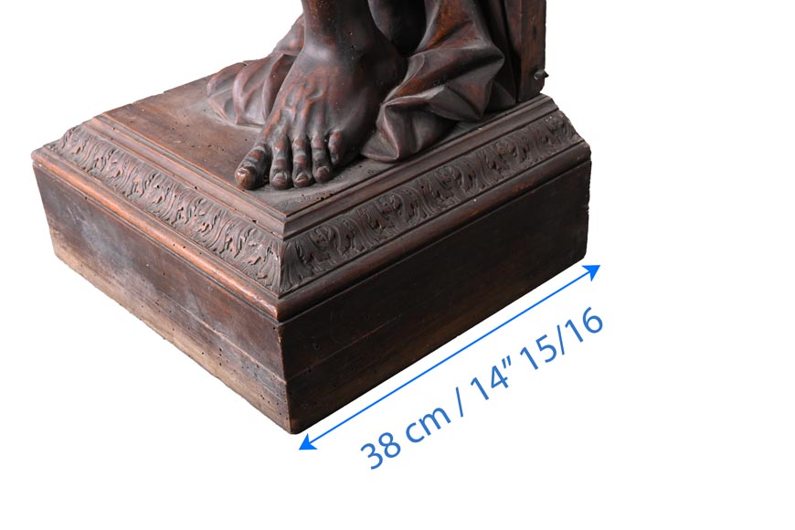 Cheminée monumentale italienne en noyer sculpté, de style néo-Renaissance, vers 1880 Cheminée monumentale italienne en noyer sculpté, de style néo-Renaissance, vers 1880-13