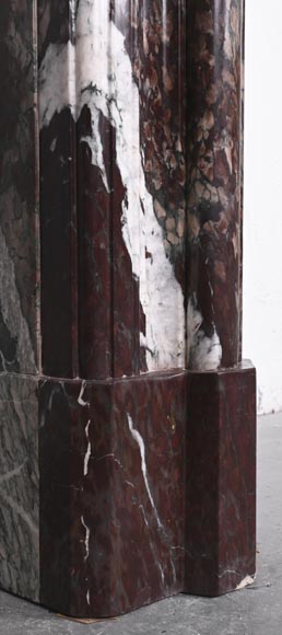 Cheminée de style Louis XIV en marbre Campan Rubané Cheminée de style Louis XIV en marbre Campan Rubané-4