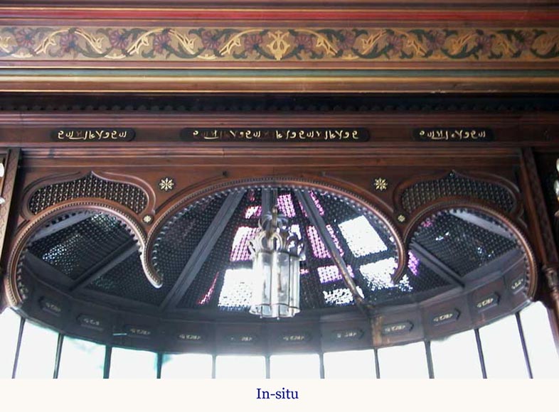 Jardin d'hiver attribué à Paul Sédille, décoré par Jules Loebnitz Jardin d'hiver attribué à Paul Sédille, décoré par Jules Loebnitz-8