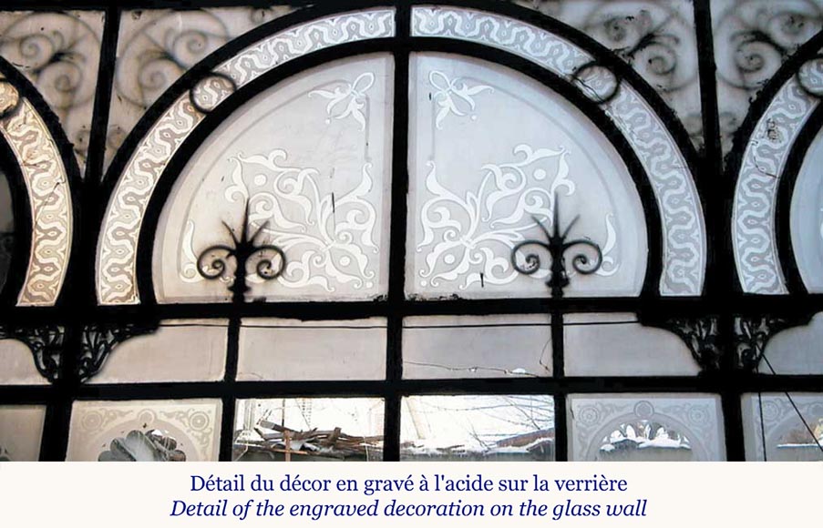 Jardin d'hiver attribué à Paul Sédille, décoré par Jules Loebnitz Jardin d'hiver attribué à Paul Sédille, décoré par Jules Loebnitz-11