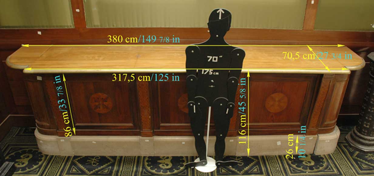 Ancien comptoir de banque Ancien comptoir de banque-9