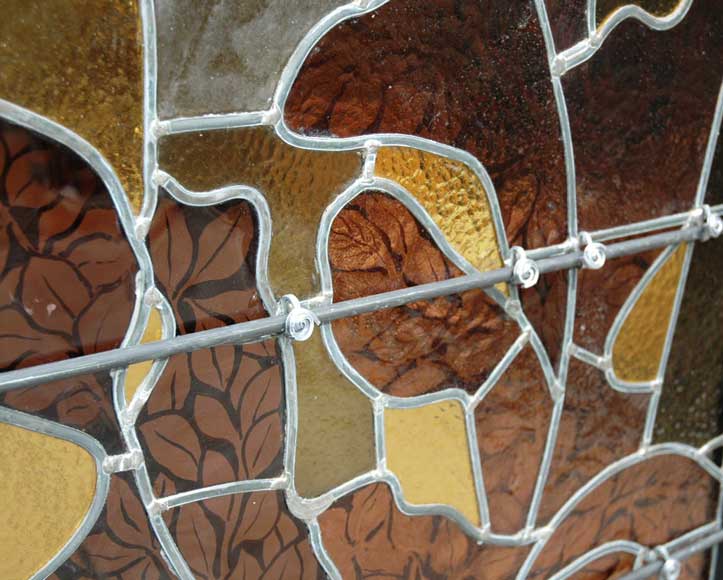 Vitrail de Thomas de 1915, représentant Diane Chasseresse Vitrail de Thomas de 1915, représentant Diane Chasseresse-11