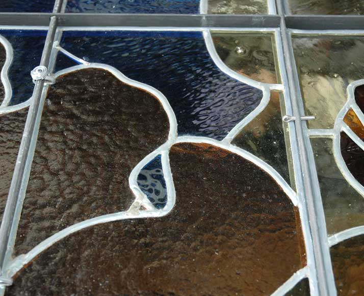 Vitrail de Thomas de 1915, représentant Diane Chasseresse Vitrail de Thomas de 1915, représentant Diane Chasseresse-12