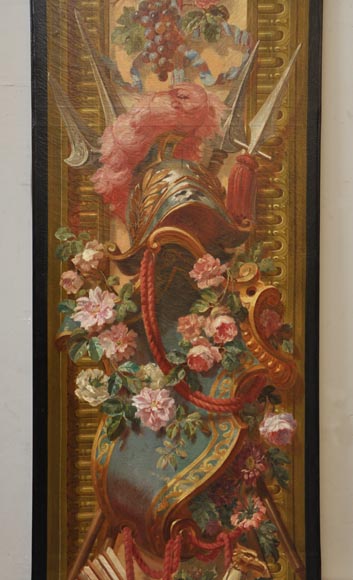 Carton pour deux panneaux d'entre-fenêtre en tapisserie Carton pour deux panneaux d'entre-fenêtre en tapisserie-3