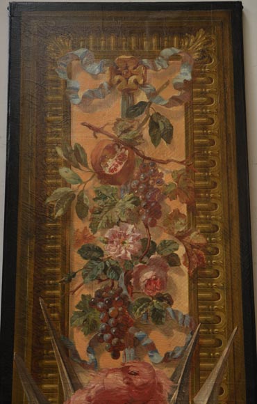 Carton pour deux panneaux d'entre-fenêtre en tapisserie Carton pour deux panneaux d'entre-fenêtre en tapisserie-4