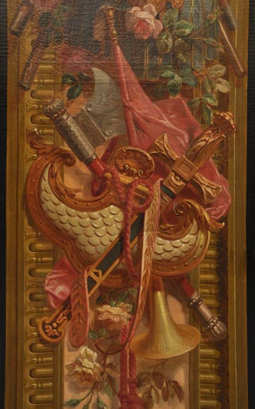 Carton pour deux panneaux d'entre-fenêtre en tapisserie Carton pour deux panneaux d'entre-fenêtre en tapisserie-7