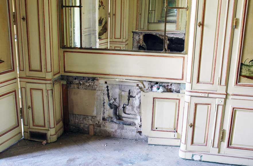 Ensemble complet de boiseries avec décors en laque de Coromandel Ensemble complet de boiseries avec décors en laque de Coromandel-6