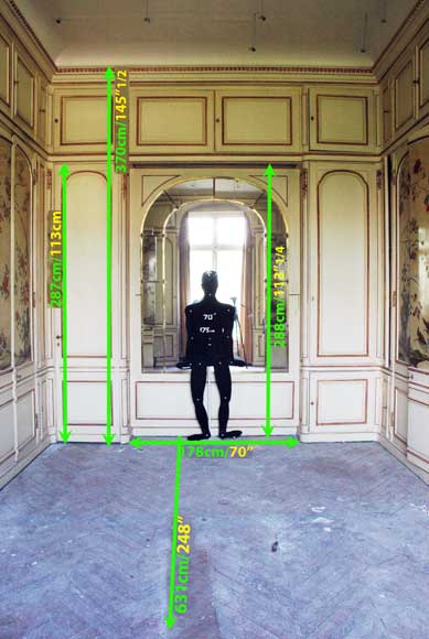 Ensemble complet de boiseries avec décors en laque de Coromandel Ensemble complet de boiseries avec décors en laque de Coromandel-15