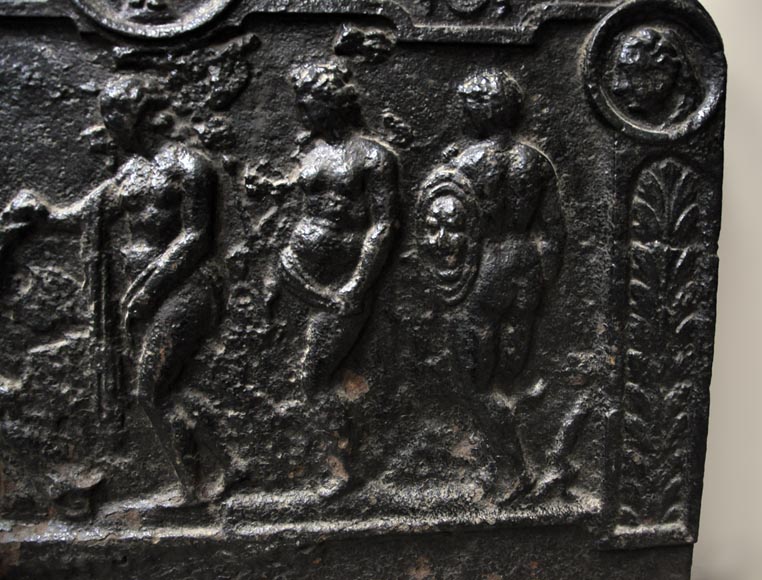 Plaque de cheminée du XVIè siècle au Jugement de Pâris Plaque de cheminée du XVIè siècle au Jugement de Pâris-5