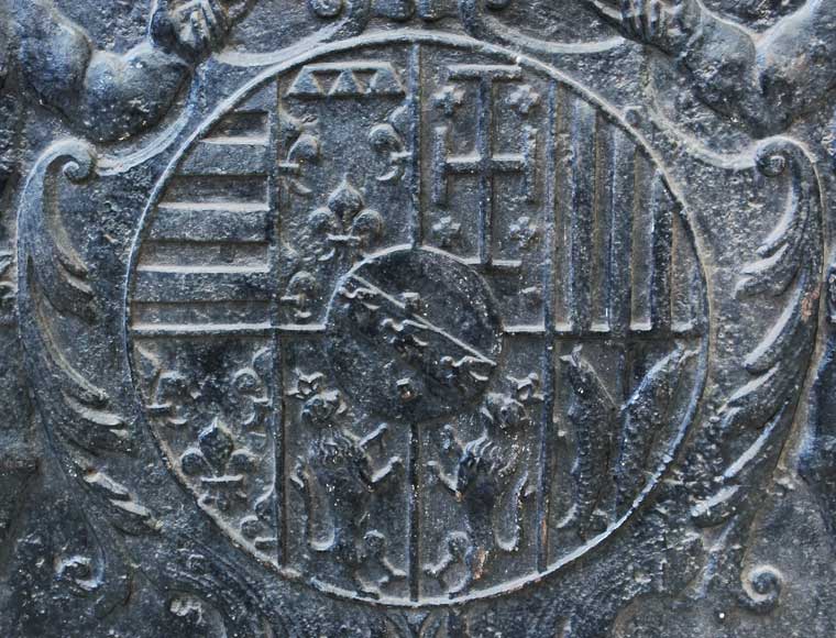 Plaque de cheminée Léopold 1er Plaque de cheminée Léopold 1er-2