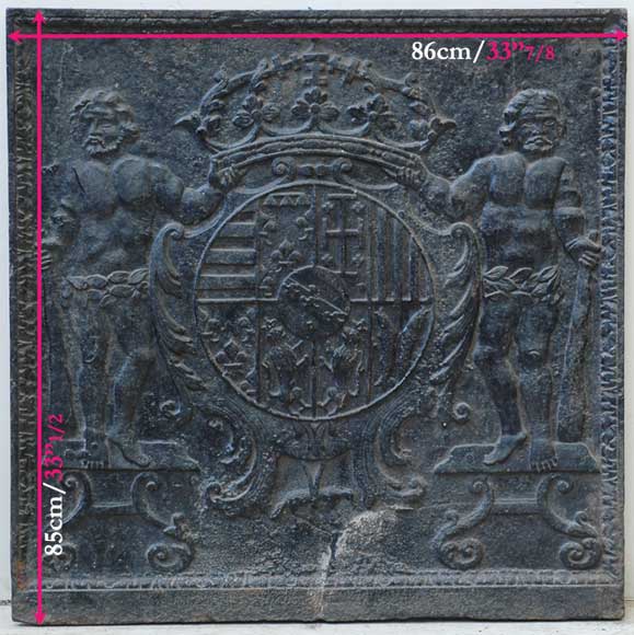 Plaque de cheminée Léopold 1er Plaque de cheminée Léopold 1er-6