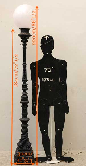 Lampadaire en fonte Lampadaire en fonte-5