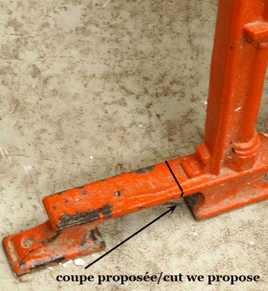 Paire de bancs néo-gothiques de 1860 Paire de bancs néo-gothiques de 1860-5