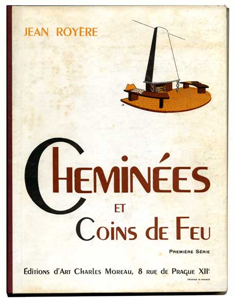 Cheminée en travertin de 1940 avec mur de miroirs Cheminée en travertin de 1940 avec mur de miroirs-5