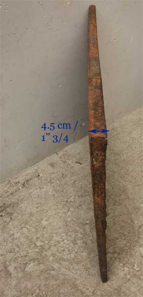 Plaque de cheminée ancienne aux armes de la famille de Jannel de Belval Plaque de cheminée ancienne aux armes de la famille de Jannel de Belval-10