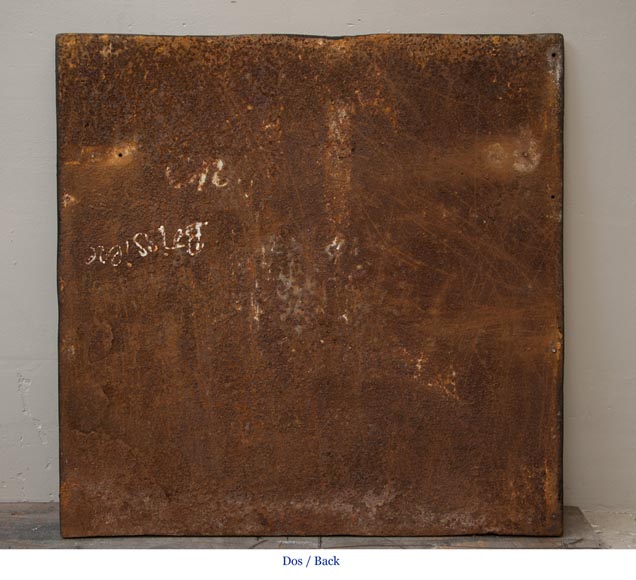 Plaque de cheminée à décor de soldats napoléoniens au combat Plaque de cheminée à décor de soldats napoléoniens au combat-6