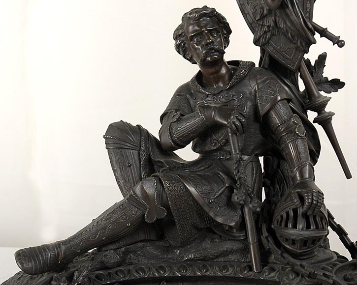 Jean-François GECHTER - "Warriors at rest", an exceptional bronze fire fender_fr
