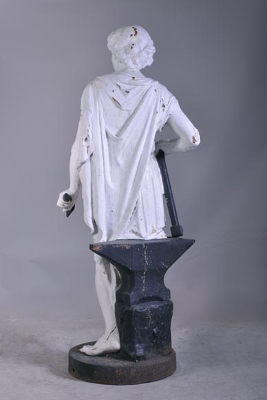 Mathurin MOREAU (1822 – 1912) (d'après), Le Forgeron, Sculpture en fonte de fer d'après un modèle pour les Fonderies d'art du Val d'Osne.-7