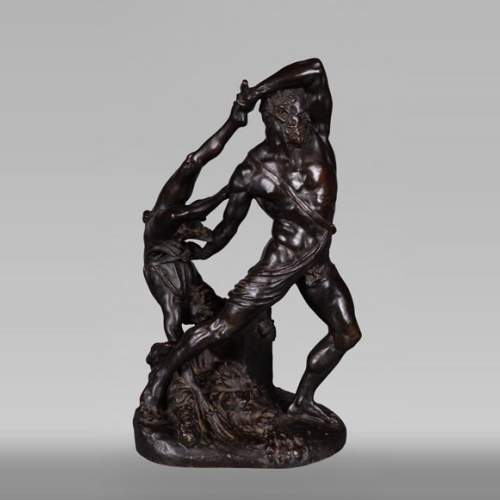 INGÉ & SOYER, Bronze représentant Hercule et Lichas d’après le modèle de Canova, bronze, vers 1834