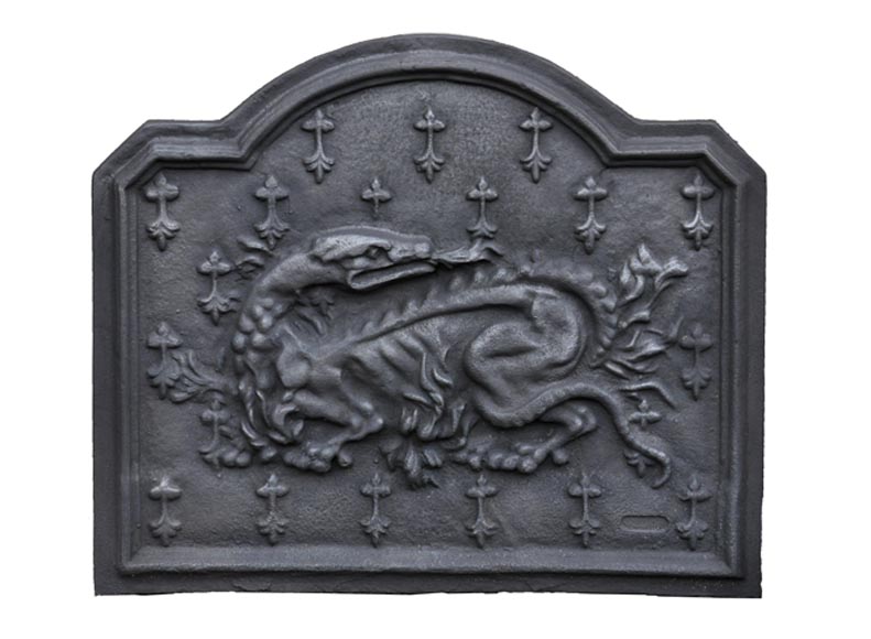 Plaque de cheminée à la Salamandre de François Ier - Plaques de