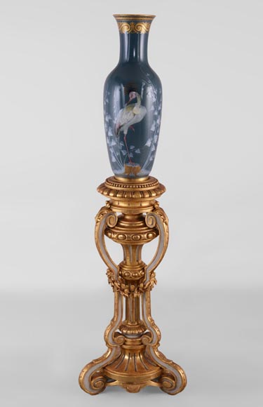 MANUFACTURE DE SEVRES et Albert DAMMOUSE - Grand vase d’exposition dit 