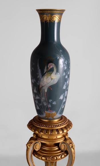 MANUFACTURE DE SEVRES et Albert DAMMOUSE - Grand vase d’exposition dit 