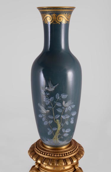 MANUFACTURE DE SEVRES et Albert DAMMOUSE - Grand vase d’exposition dit 