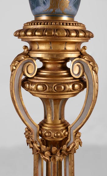 MANUFACTURE DE SEVRES et Albert DAMMOUSE - Grand vase d’exposition dit 