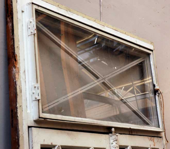 Fenêtre vitrée en bois d'époque Restauration -5