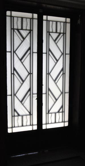 12 porte couteaux Christofle art deco strié Luc Lanel