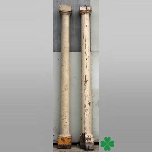 Paire de colonnes en bois  du XVIIIe siècle