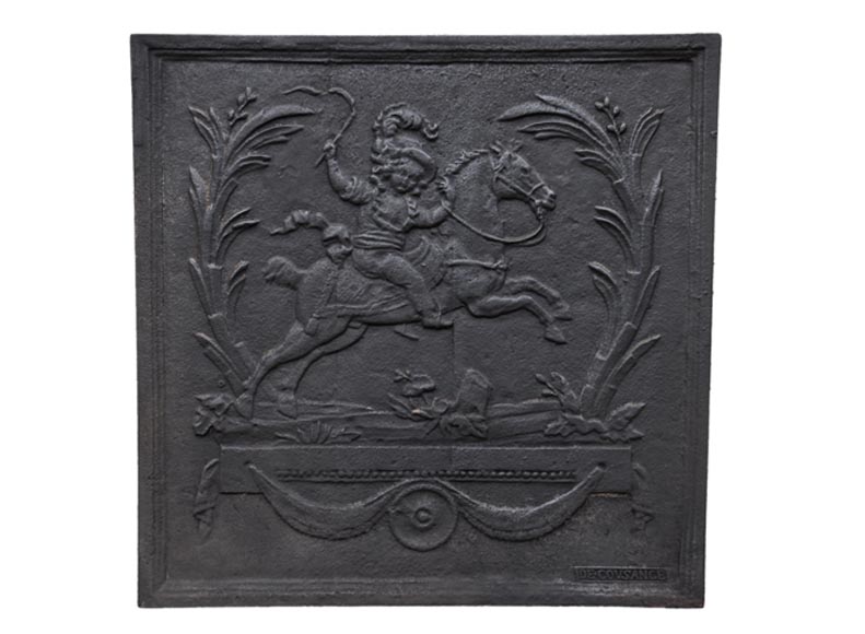 Plaque de cheminée ancienne aux Armes de France, XIXè siècle - Plaques Plaque de cheminée ancienne aux Armes de France, XIXè siècle - Plaques