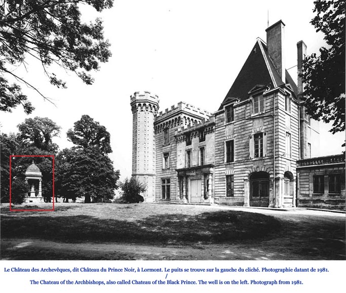 Temple d'Amour en pierre sculptée d'après le modèle du Château du Prince Noir près de Bordeaux-8