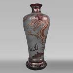 Cristallerie Saint-Louis, Vase au dragon, avant 1900