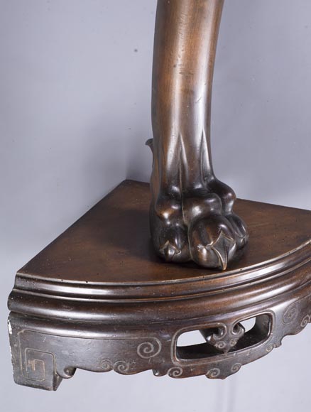 Console d'angle ancienne de style japonisant Console d'angle ancienne de style japonisant-5