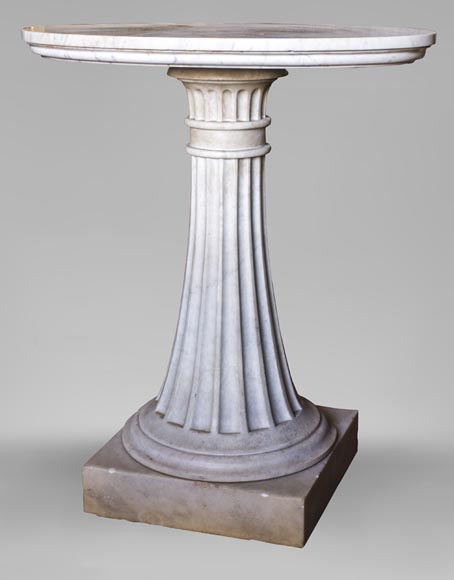 Guéridon en marbre de style Néoclassique-1