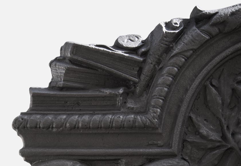 Extraordinaire plaque de cheminée aux armes de Jean-Baptiste Colbert, marquis de Seignelay-8