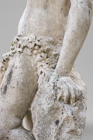 Vénus et Cupidon, statue hollandaise du XVIIe siècle, en marbre de Carrare-9