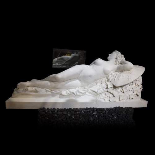Magnifique statue en marbre Statuaire de Carrare représentant