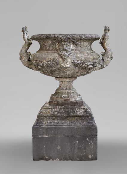 Fonderie Ducel, Grand vase aux sirènes, deuxième moitié du XIXe siècle-0