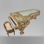Steinway & Sons – Th. Kammerer (Cuel & cie), Piano à queue de concert (pièce unique) ayant appartenu à Cornelius Vanderbilt II