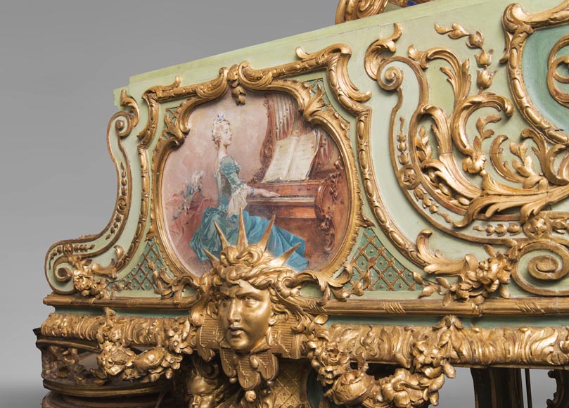 Steinway & Sons – Th. Kammerer (Cuel & cie), Piano à queue de concert (pièce unique) ayant appartenu à Cornelius Vanderbilt II-10