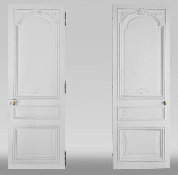 Paire de portes simples de style Régence-0