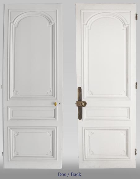 Paire de portes simples de style Régence-1